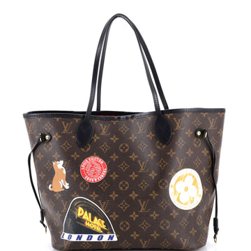Louis Vuitton Neverfull NM Tote My World Tour Monogram Canvas MM