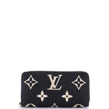 Louis Vuitton Zippy Wallet Bicolor Monogram Empreinte Giant