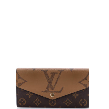 Louis Vuitton Sarah Wallet NM Reverse Monogram Giant and Monogram Canvas