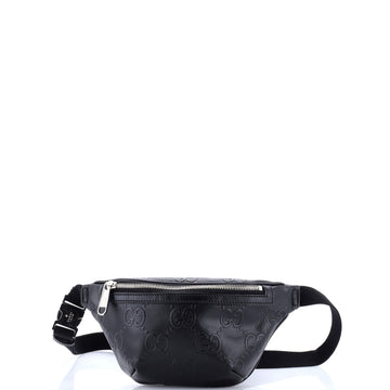 Gucci Belt Bag GG Embossed Perforated Leather Small