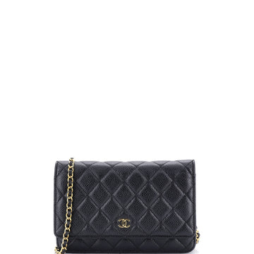 Chanel Wallet on Chain Quilted Caviar