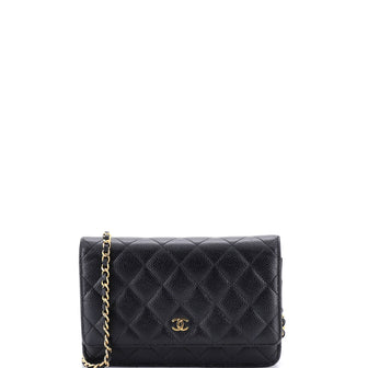 Chanel Wallet on Chain Quilted Caviar