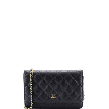 Chanel Wallet on Chain Quilted Caviar