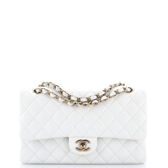 Chanel Classic Double Flap Bag Quilted Caviar Medium