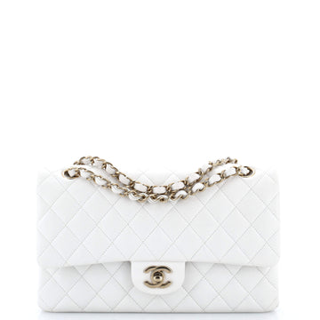 Chanel Classic Double Flap Bag Quilted Caviar Medium