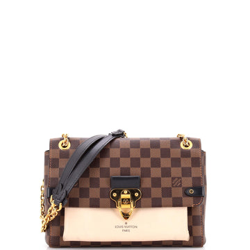 Louis Vuitton Vavin Handbag Damier with Leather PM