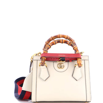 Gucci Diana NM Bamboo Handle Tote Leather Mini