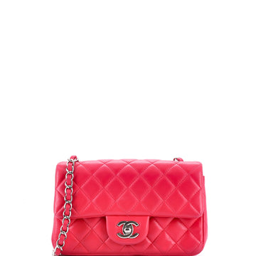 Chanel Classic Single Flap Bag Quilted Lambskin Mini