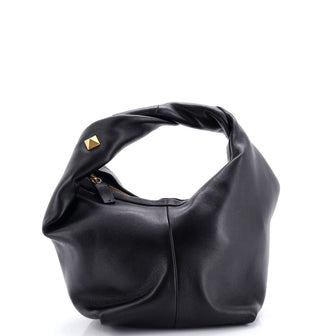 Valentino Garavani Roman Stud Hobo Leather Medium