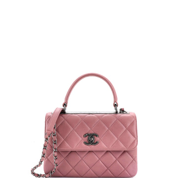 Chanel Trendy CC Top Handle Bag Quilted Lambskin Small