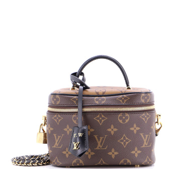Louis Vuitton Vanity Handbag Reverse Monogram Canvas PM