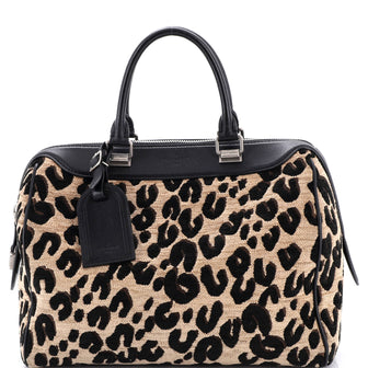 Louis Vuitton Speedy Handbag Limited Edition Stephen Sprouse Leopard Chenille