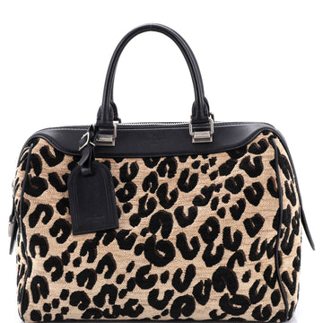 Louis Vuitton Speedy Handbag Limited Edition Stephen Sprouse Leopard Chenille
