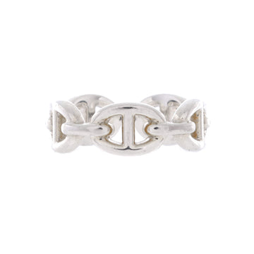 Hermes Chaine d'Ancre Enchainee Ring Sterling Silver Small
