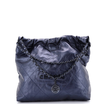 Chanel 22 Chain Hobo Quilted Calfskin Medium