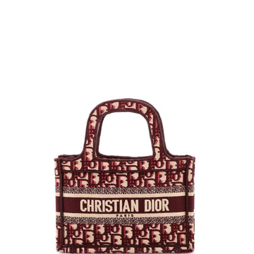 Christian Dior Book Tote Oblique Canvas Mini