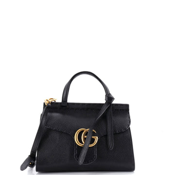 Gucci GG Marmont Top Handle Bag Leather Mini
