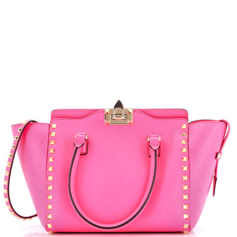 Valentino Garavani Rockstud Tote Rigid Leather Small