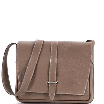 Hermes Steve Light Junior Messenger Bag Togo