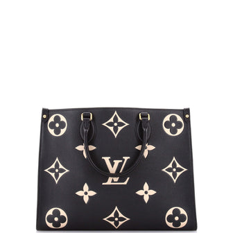 Louis Vuitton OnTheGo Tote Bicolor Monogram Empreinte Giant MM