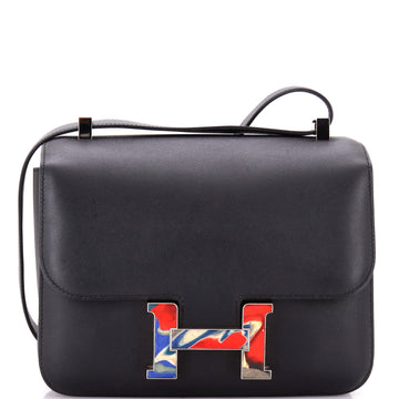 Hermes Constance Bag Swift with Marble Enamel 24