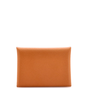 Hermes Calvi Duo Card Holder Verso Epsom