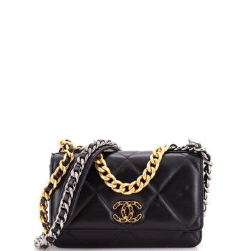 Chanel 19 Wallet on Chain Quilted Goatskin