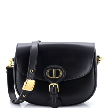 Christian Dior Bobby Flap Bag Leather Medium