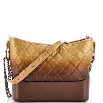 Chanel Gabrielle Hobo Quilted Ombre Goatskin Medium