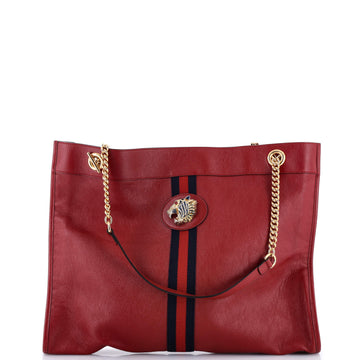 Gucci Rajah Chain Tote Leather Large