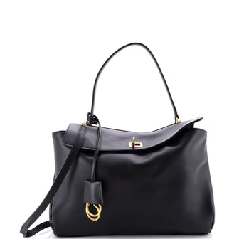 Balenciaga Rodeo Shoulder Bag Leather Medium