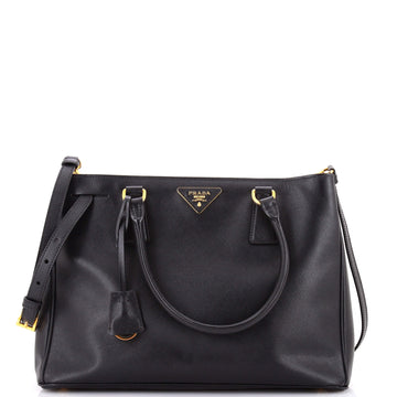 Prada Double Zip Lux Tote Saffiano Leather Large