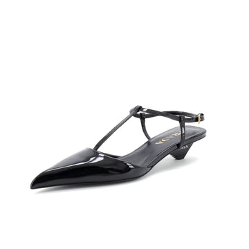 Prada Women's Logo Heel Slingback Pumps Patent