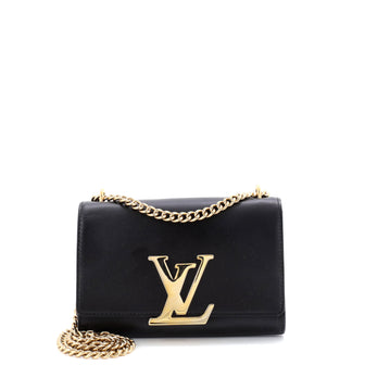 Louis Vuitton Chain Louise Clutch Leather MM