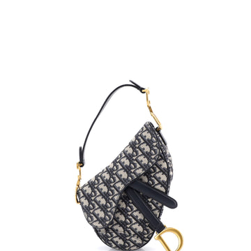Christian Dior Saddle Handbag Oblique Canvas Mini