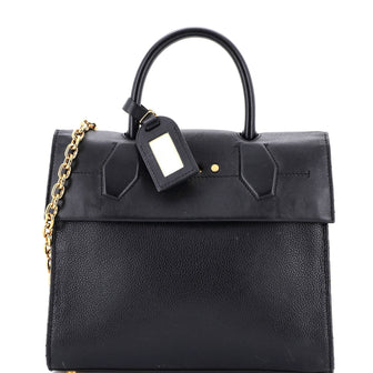 Louis Vuitton City Steamer One Handle Bag Leather