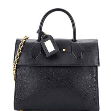 Louis Vuitton City Steamer One Handle Bag Leather