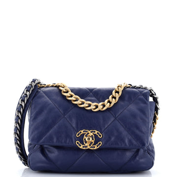 Chanel 19 Flap Bag Quilted Leather Medium