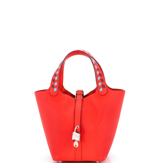 Hermes Picotin Lock Bag Tressage Epsom PM