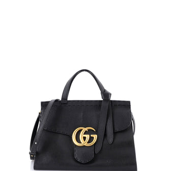 Gucci GG Marmont Top Handle Bag Leather Small