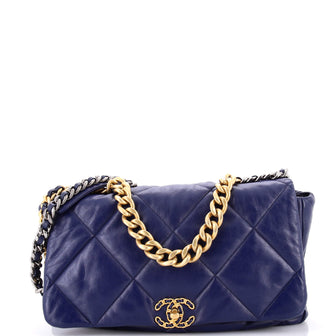 Chanel 19 Flap Bag Quilted Leather Maxi