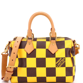 Louis Vuitton Speedy Bandouliere Bag Damier Pop 25
