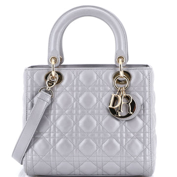 Christian Dior Lady Dior Bag Cannage Quilt Lambskin Medium