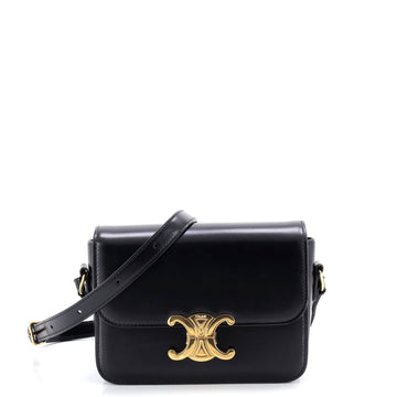 Celine Triomphe Shoulder Bag Smooth Calfskin Teen