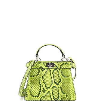 Fendi Peekaboo ISeeU Bag Python Small