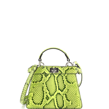 Fendi Peekaboo ISeeU Bag Python Small