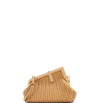 Fendi First Bag Woven Leather Small