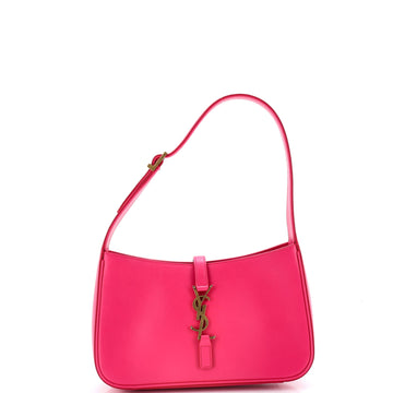 Saint Laurent Le 5 a 7 Hobo Leather Small