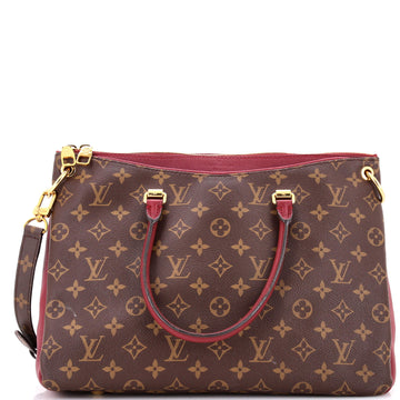 Louis Vuitton Pallas Tote Monogram Canvas with Leather BB