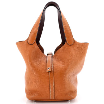 Hermes Eclat Picotin Lock Bag Clemence MM